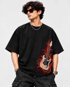 🎸 ALFENA — Inferno Strings Oversized T-Shirt