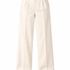 IVORY PLEAT TROUSERS - Thumbnail Image 5