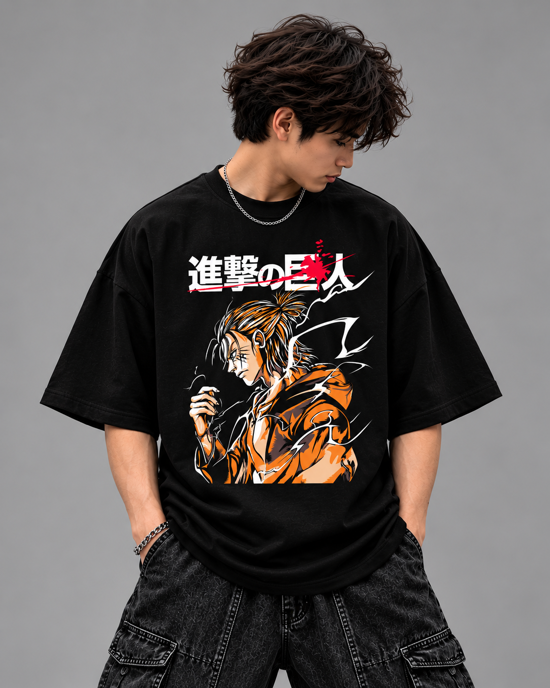 Eren Yeager — Vanguard Oversized T-Shirt - Image 1