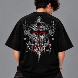 NO SAINTS — Gothic Oversized T-Shirt